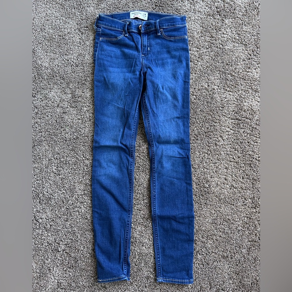 abercrombie kids Dark Blue Skinny Jeans Size 13/14 slim